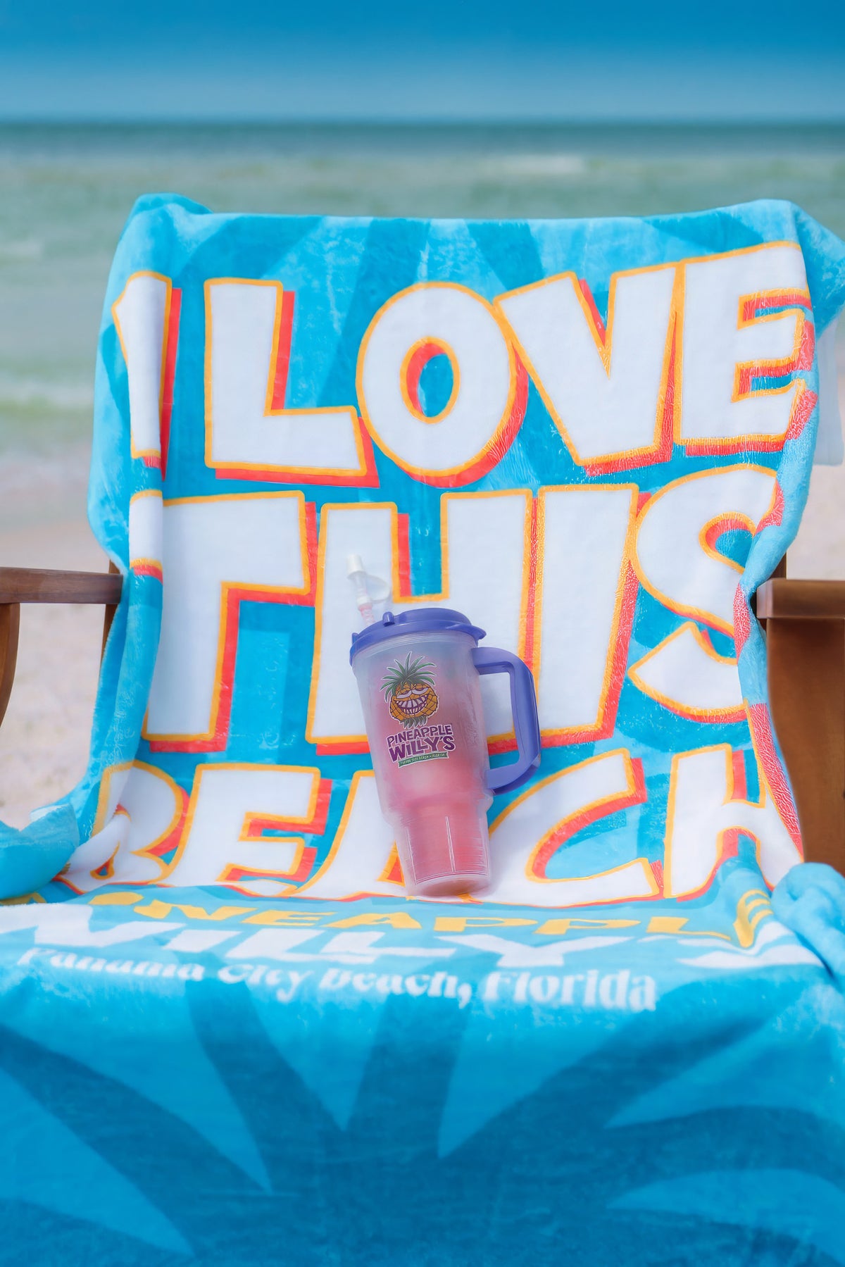 I Love This Beach Towel