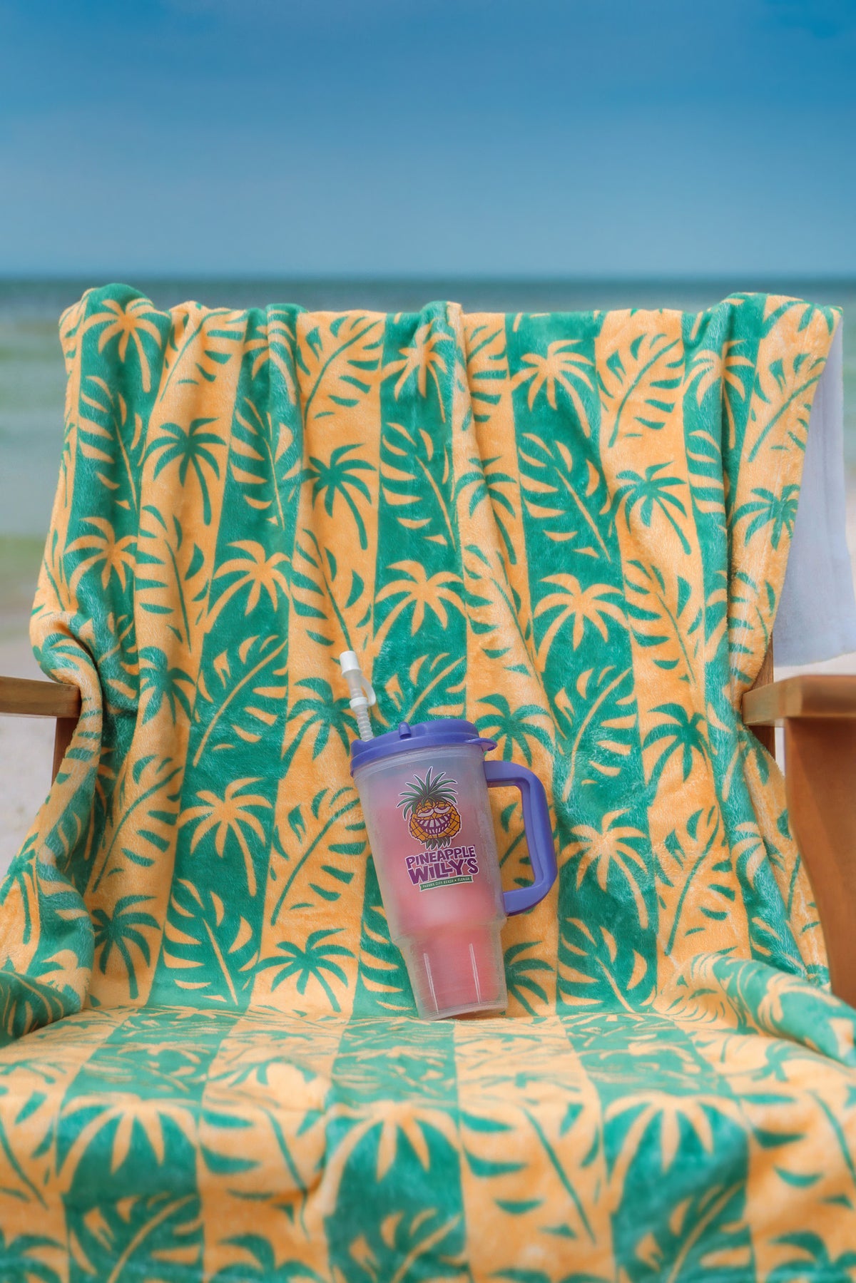 Palm Pattern Towel
