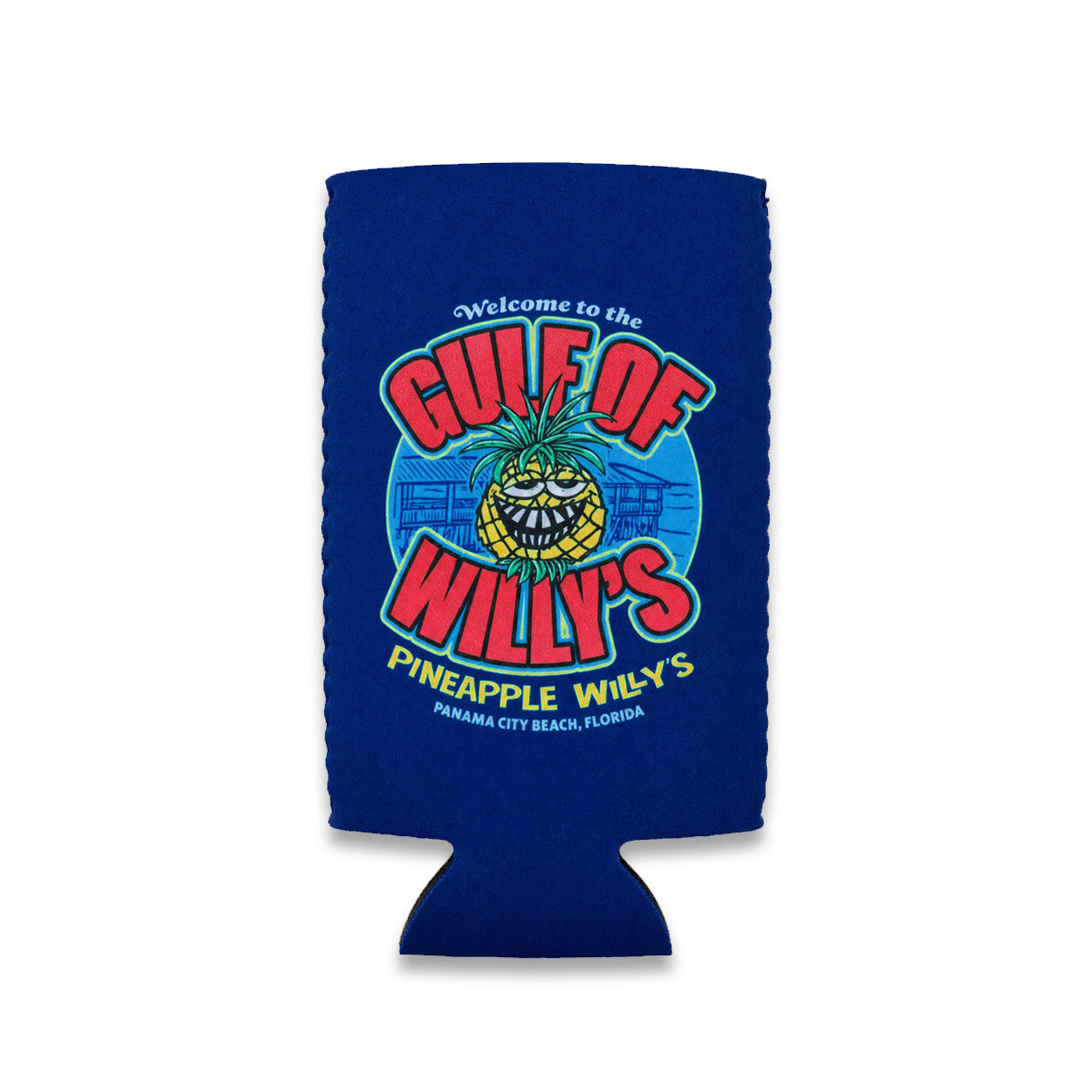 Gulf of Willy's Slim Can Koozie